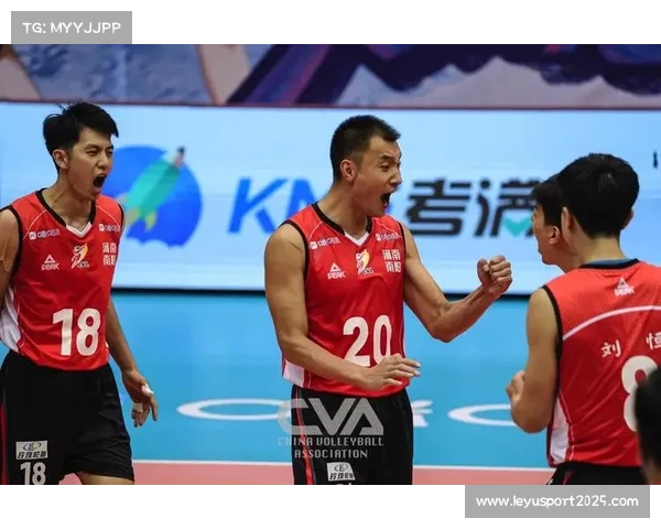 四川男排U18首战3-0胜福建,年轻队员气势如虹